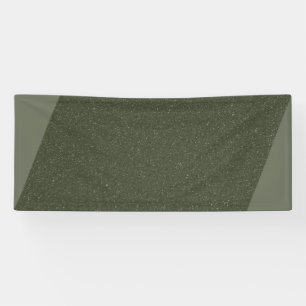 Modern Moss Green Banner – Customisable Design