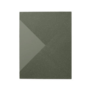 Modern Moss Green Geometric Notepad – Customisable