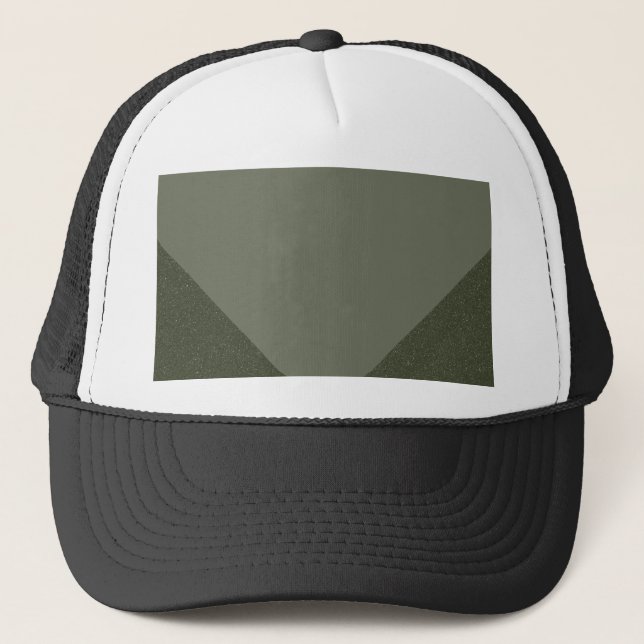 Modern Moss Green Gradient Trucker Hat (Front)