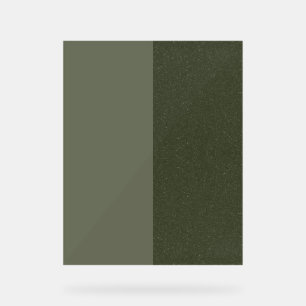 Modern Moss Green Panel Acrylic Sign – Customise