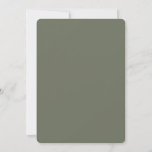 Modern Moss Green Rounded Card – Customisable