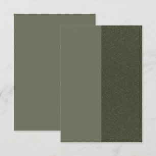 Modern Moss Green Split Card – Customisable