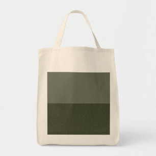 Modern Moss Green Split Design Tote – Customizable