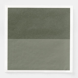 Modern Moss Green Split Napkin – Customisable
