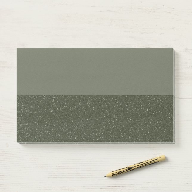 Modern Moss Green Sticky Post-It Notes – Customise (On Desk)