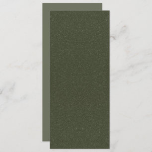 Modern Moss Green Texture Flat Menu – Customizable