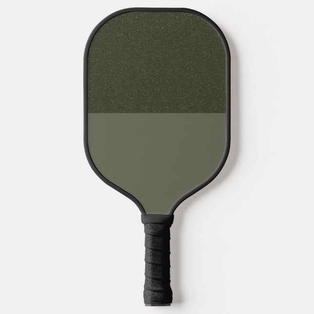 Modern Moss Split Pickleball Paddle Design (Front)