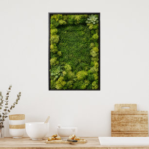Modern Moss Wall Art Living Wall Inspired Greenery