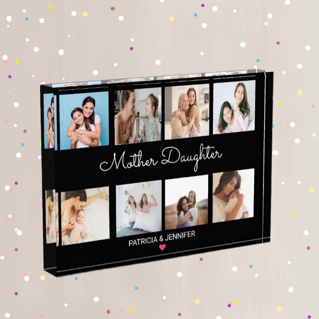 Modern Mother Daughter Calligraphy | Photo Collage (Creator Uploaded)