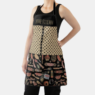 Modern, Mother's Day,Home Kitchen, Polkadot,Cute Apron