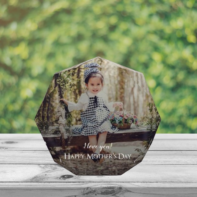Modern Mother's Day Photo Block (Modern Mothers Day Photo Block)