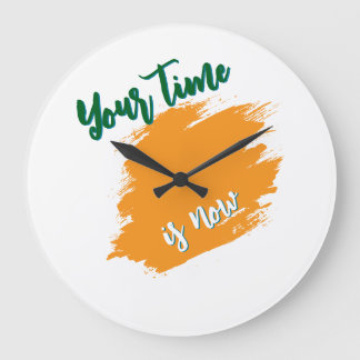 Modern Motivational Wall Clock