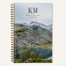 Modern Mountain Adventure Monogram (for men)