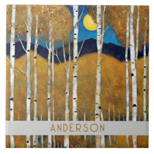 Modern Mountain Ceramic Tile