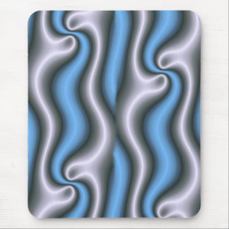 Modern mousepad, abstract, blue, white, grey mouse pad