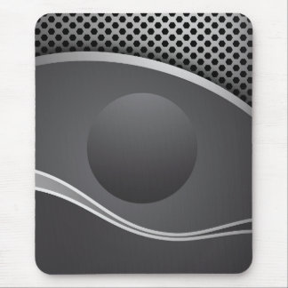 Modern mousepad, black, grey, abstract mouse pad
