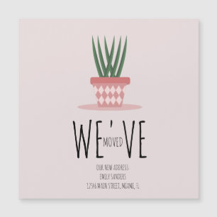 Modern Moved NEW HOME Address Card