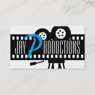 Modern Movie Director Film Producer Business Card
