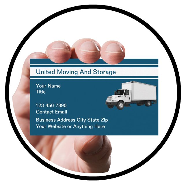 Modern Moving And Storage Services Business Cards (Creator Uploaded)