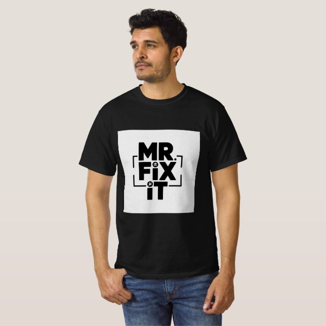  Modern Mr. Fix It Logo T-Shirt (Front Full)