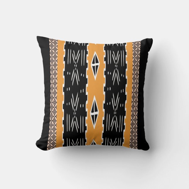 Modern Mud Cloth Design Cushion (Front)