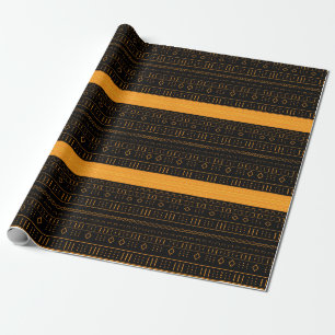 Modern Mudcloth Wrapping Paper