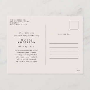 Modern multi photo graphic geometric terracotta an holiday postcard