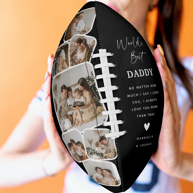 Modern Multi Photo Grid World's Best Dad Football (Creator Uploaded)