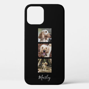 Modern Multi Photo Pet iPhone 12 Case