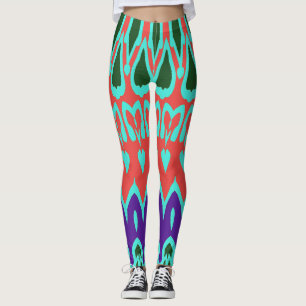 Modern multicolor classic "Ratti_Creative_Arts" Le Leggings