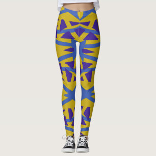 Modern multicolor classic "Ratti_Creative_Arts" Le Leggings