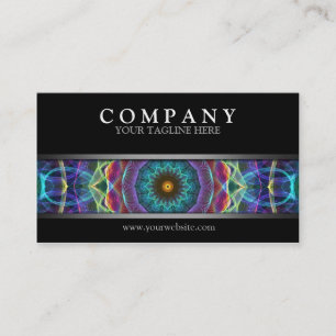 Modern multicolor Mandala Business Card