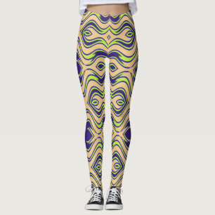 Modern multicolor trendy "Ratti_Creative_Arts" Leggings