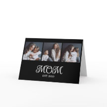 Modern Mum Established 3 Photo Mother's Day