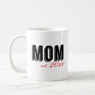Modern Mum Established in Year Coffee Mug
