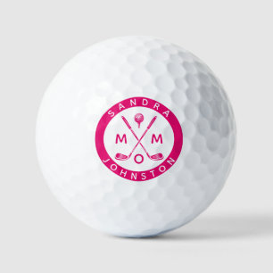 Modern Mum Personalised Name Golf Lover Clubs  Golf Balls