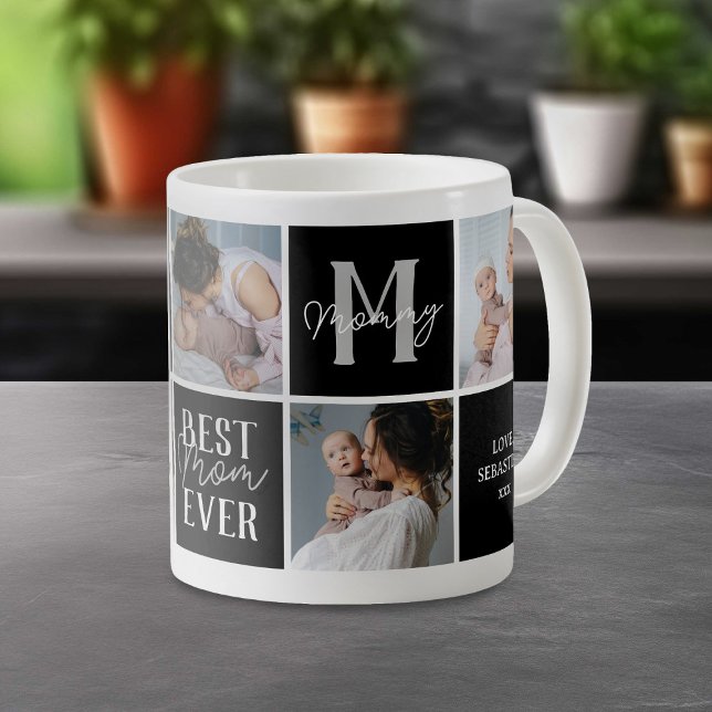 Modern Mum Photo Collage Coffee Mug (Creator Uploaded)