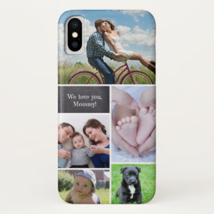 Modern mum photo collage phone case