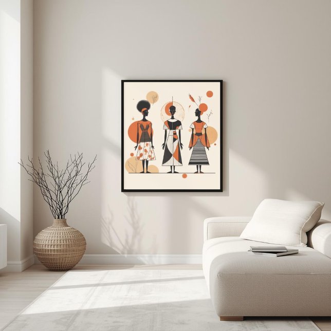 Modern Muse – Abstract Feminine Geometry II Poster (Creator Uploaded)