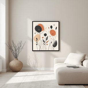 Modern Muse – Abstract Feminine Geometry IIV Poster