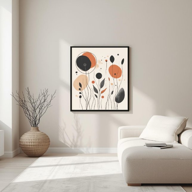 Modern Muse – Abstract Feminine Geometry IIV Poster (Creator Uploaded)