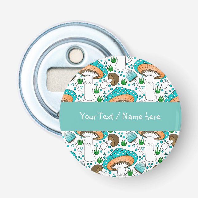 Modern mushroom design bottle opener (Front)