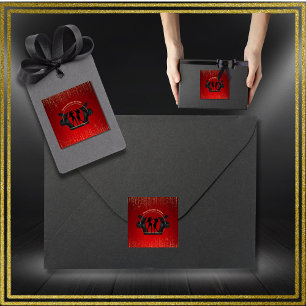 Modern Music Party Karaoke Birthday Sticker