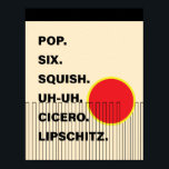 Modern Musical Theatre Poster - Chicago<br><div class="desc">He Had It Coming because he didn't get this poster! Join the Cell Block Tango with this modern "Chicago" poster! Perfect for any Musical Theatre lover's home!</div>