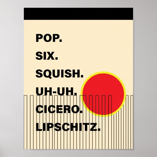 Modern Musical Theatre Poster - Chicago (Front)