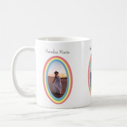 Modern muted rainbow  Baby Shower Gift Coffee Mug