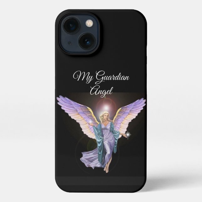 Modern My Guardian Angel I Phone 13 Case (Back)