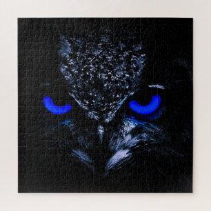 Modern Mystical Owl Jigsaw Puzzle