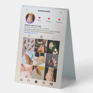 Modern Nail Artist Salon Instagram Gold Silver