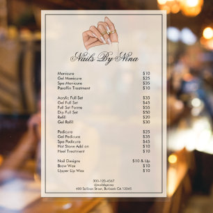 Modern Nails Manicurist Price List Services